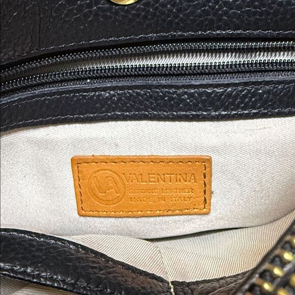 Valentina Black and Tan Crossbody Bag - Picture 7 of 11